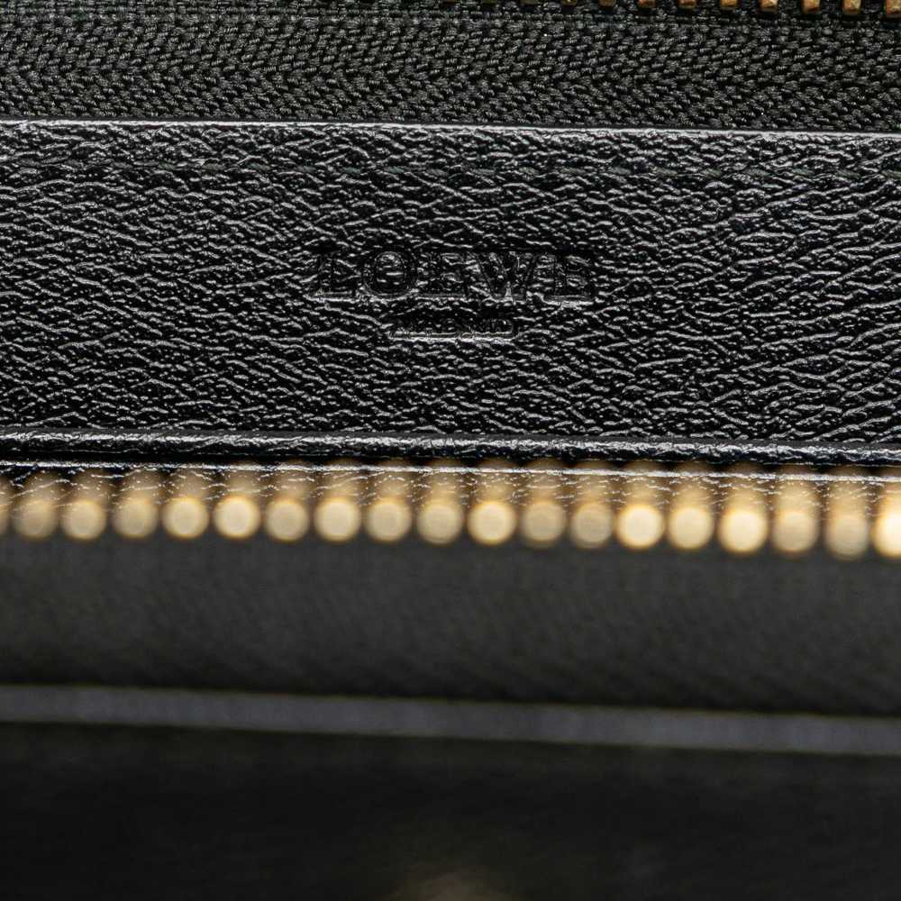 Black LOEWE Anagram Leather Long Wallet - image 7