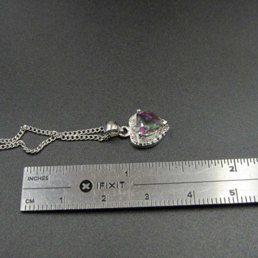 18" Sterling Rainbow Quartz Necklace - image 5