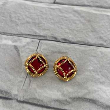 Joan Rivers vintage pierced earrings