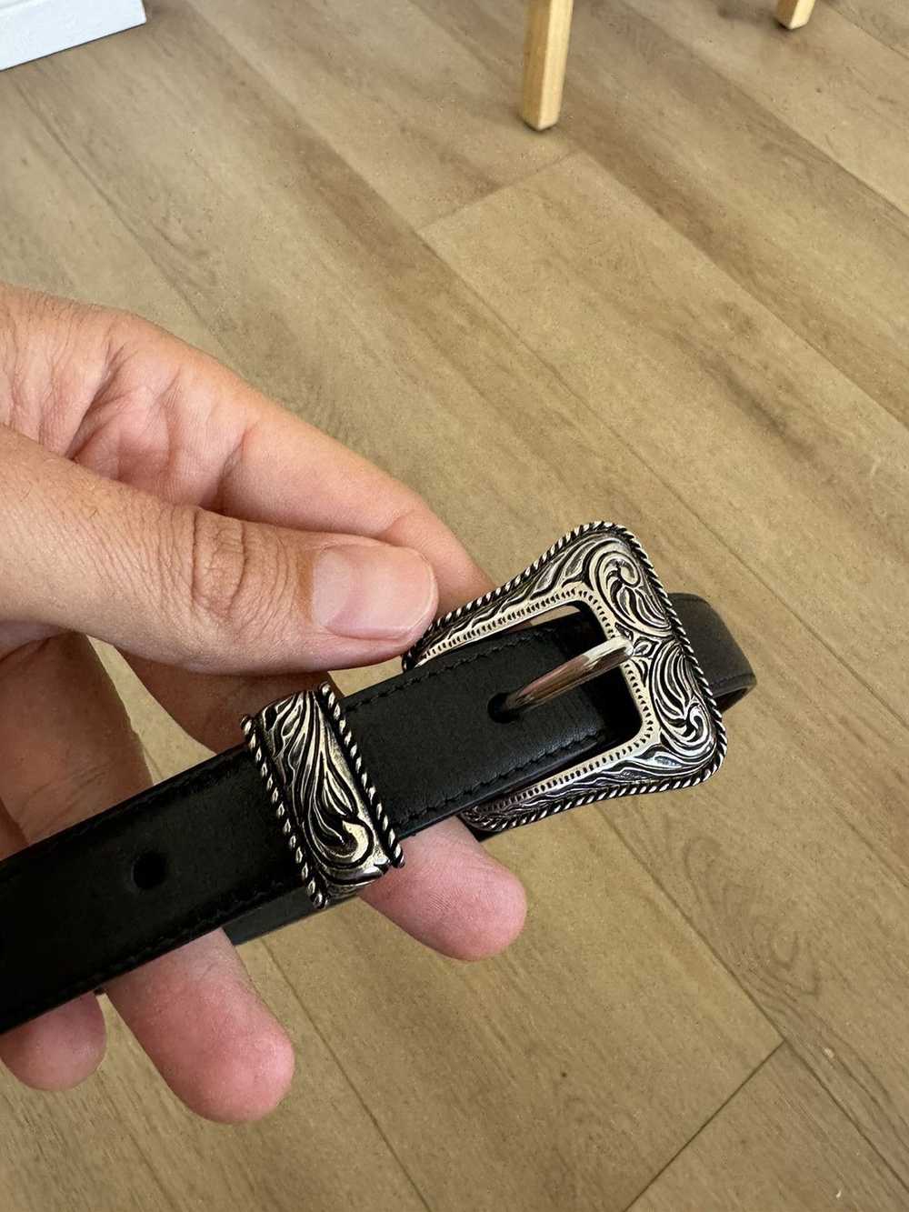 Saint Laurent Paris Hedi Leather Western belt - image 2