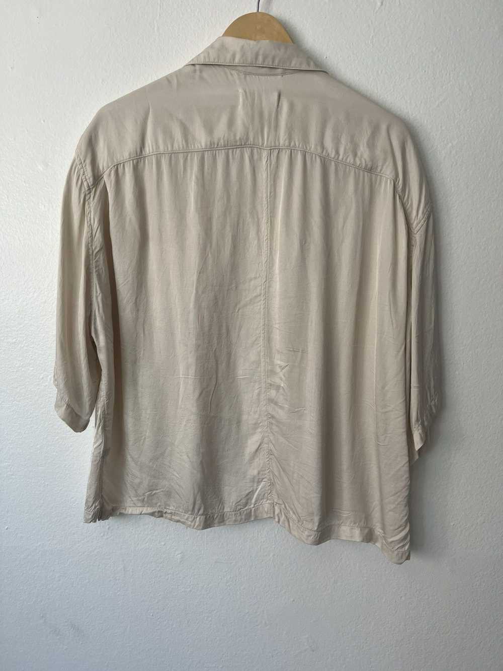 Bare Knuckles Bare Knuckles Cream Bowling Shirt - image 3