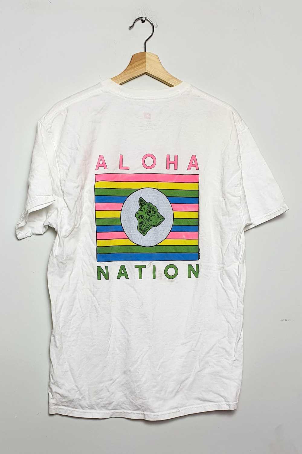 Hanes × Made In Usa × Vintage HAWAII ALOHA NATION… - image 1