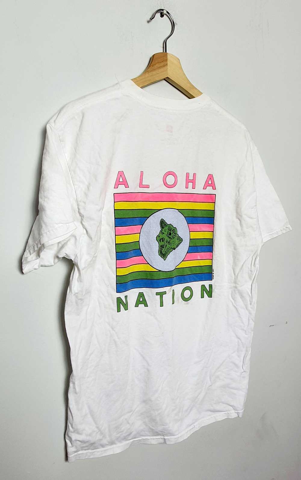 Hanes × Made In Usa × Vintage HAWAII ALOHA NATION… - image 3