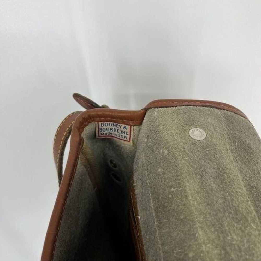 Vintage Dooney & Bourke Bag Pebbled Leather Beige… - image 9