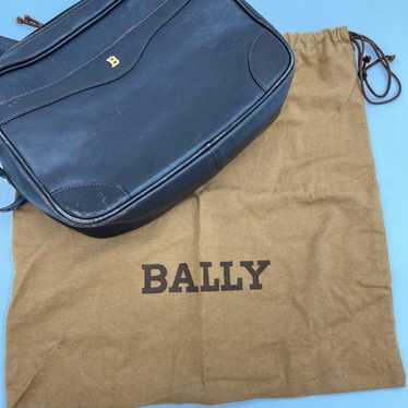 BALLY Vintage Leather Shoulder Bag with Logo - image 1