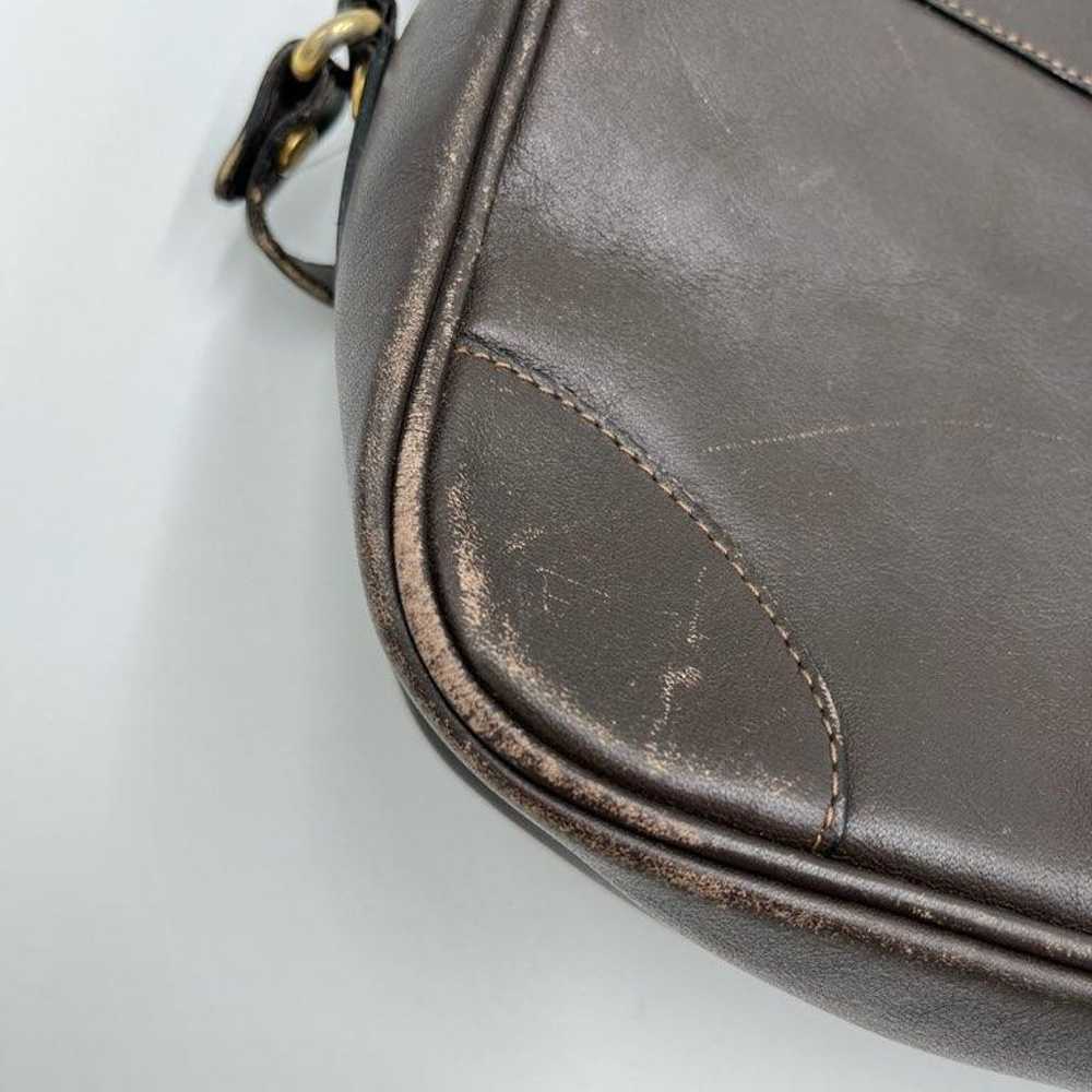 BALLY Vintage Leather Shoulder Bag with Logo - image 8