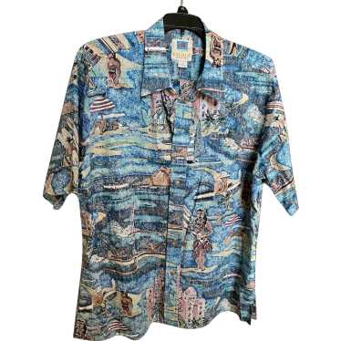 Vintage 100% Cotton Aloha Shirt by Kahala Hawaii f