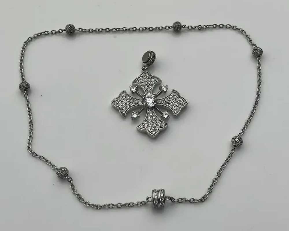 Vintage Joseph Esposito Sterling Silver Maltese C… - image 3