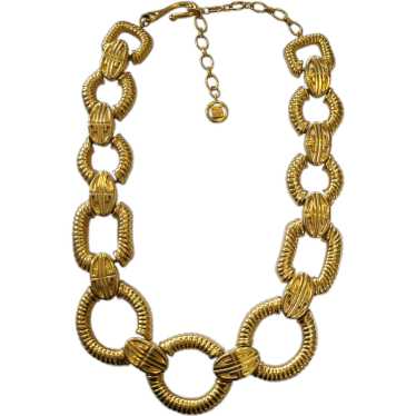 Givenchy Chunky Logo Link Necklace - image 1