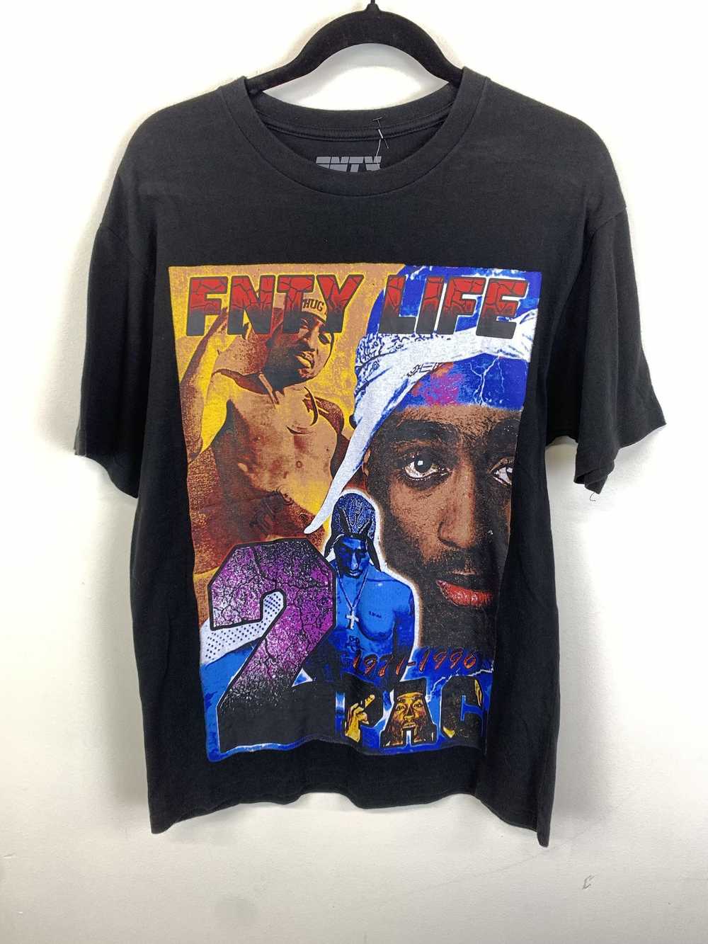 Tee Shirt × Vintage FTNY Life Tupac RIP Rap Tee S… - image 1