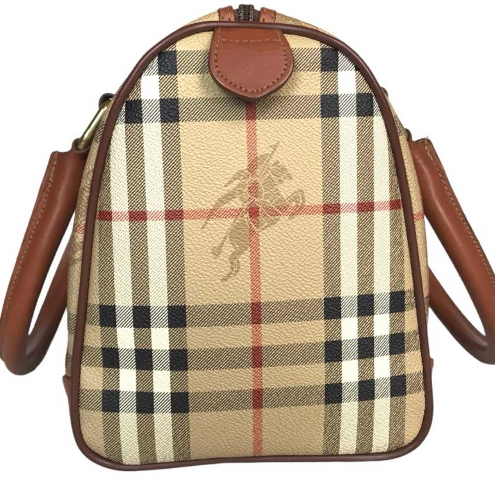 BURBERRY Handbag Mini Boston Duffel bag Nova Chec… - image 10