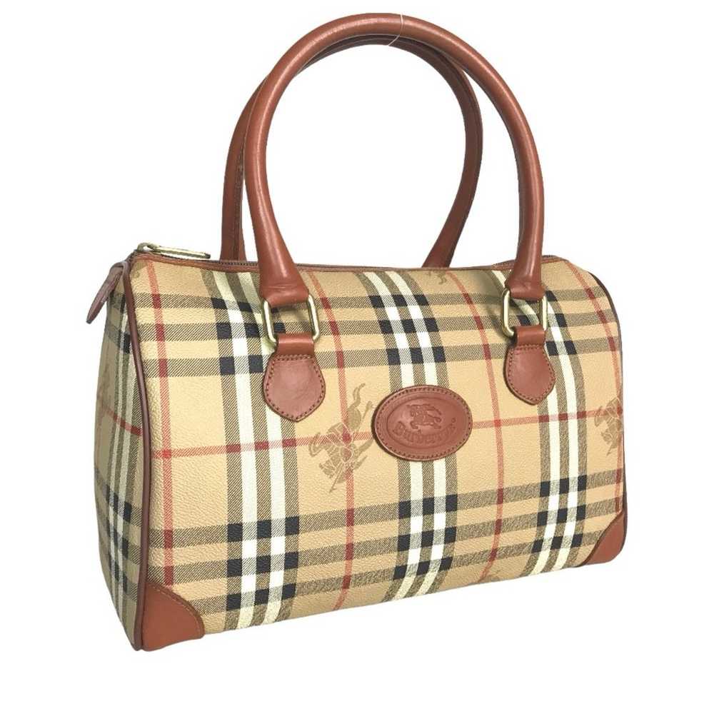 BURBERRY Handbag Mini Boston Duffel bag Nova Chec… - image 1