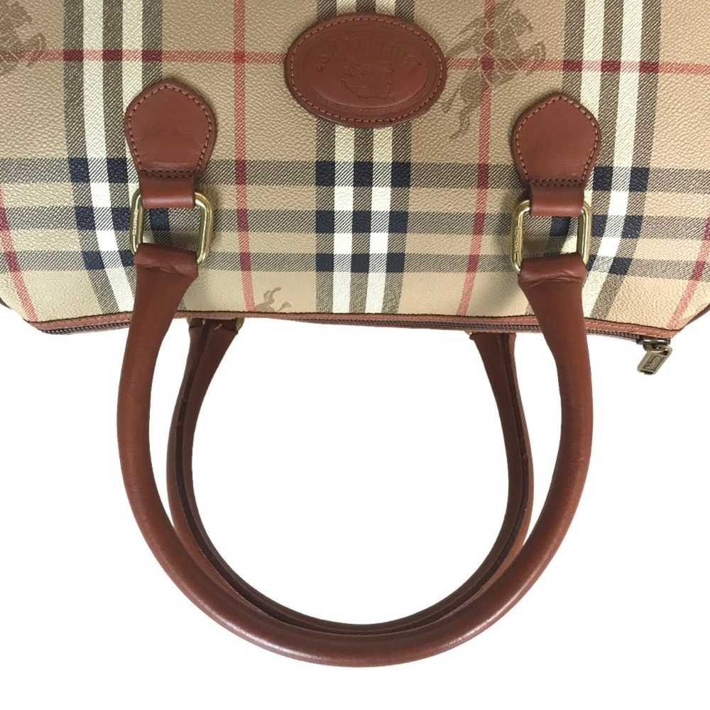 BURBERRY Handbag Mini Boston Duffel bag Nova Chec… - image 8