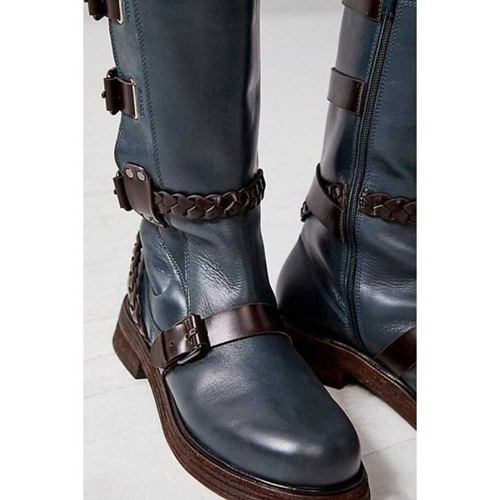 Free People Billie Buckle Boots Size 7.5 - image 2