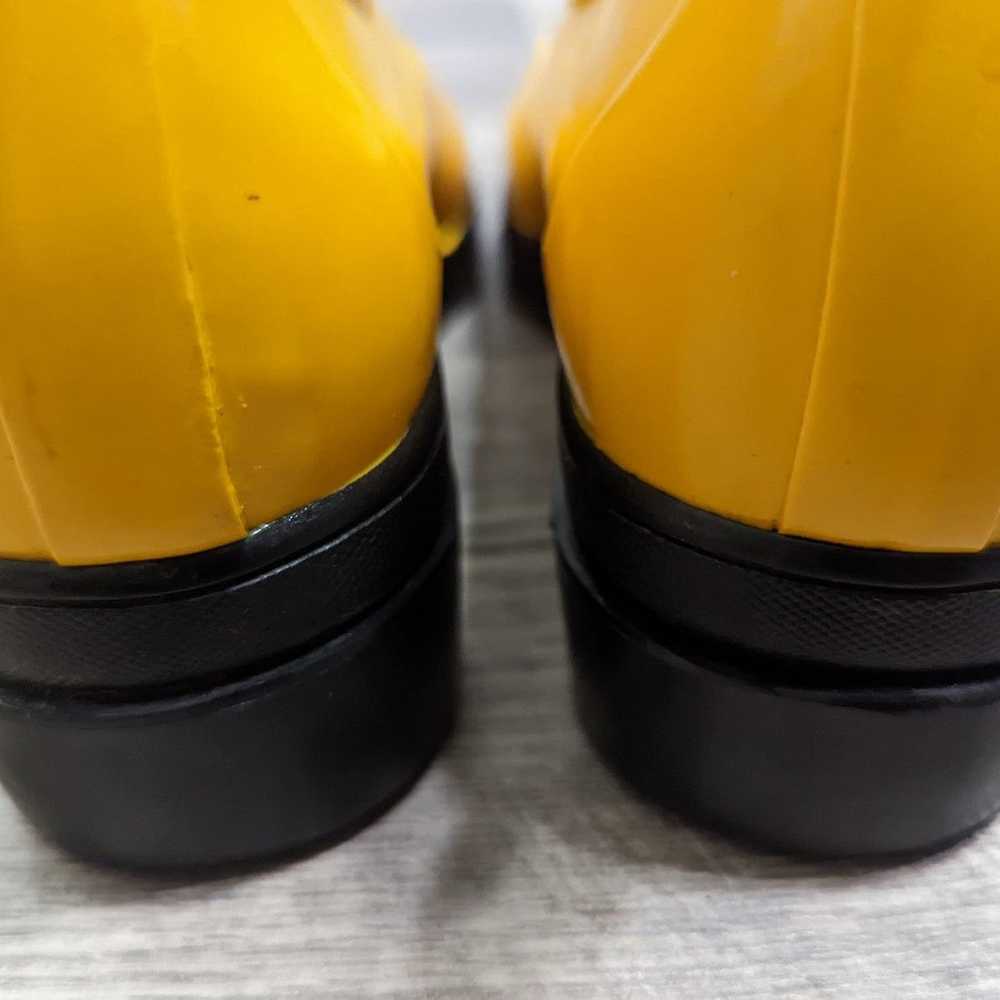 Vintage Ariat ankle rain boots. Bright yellow. Si… - image 4