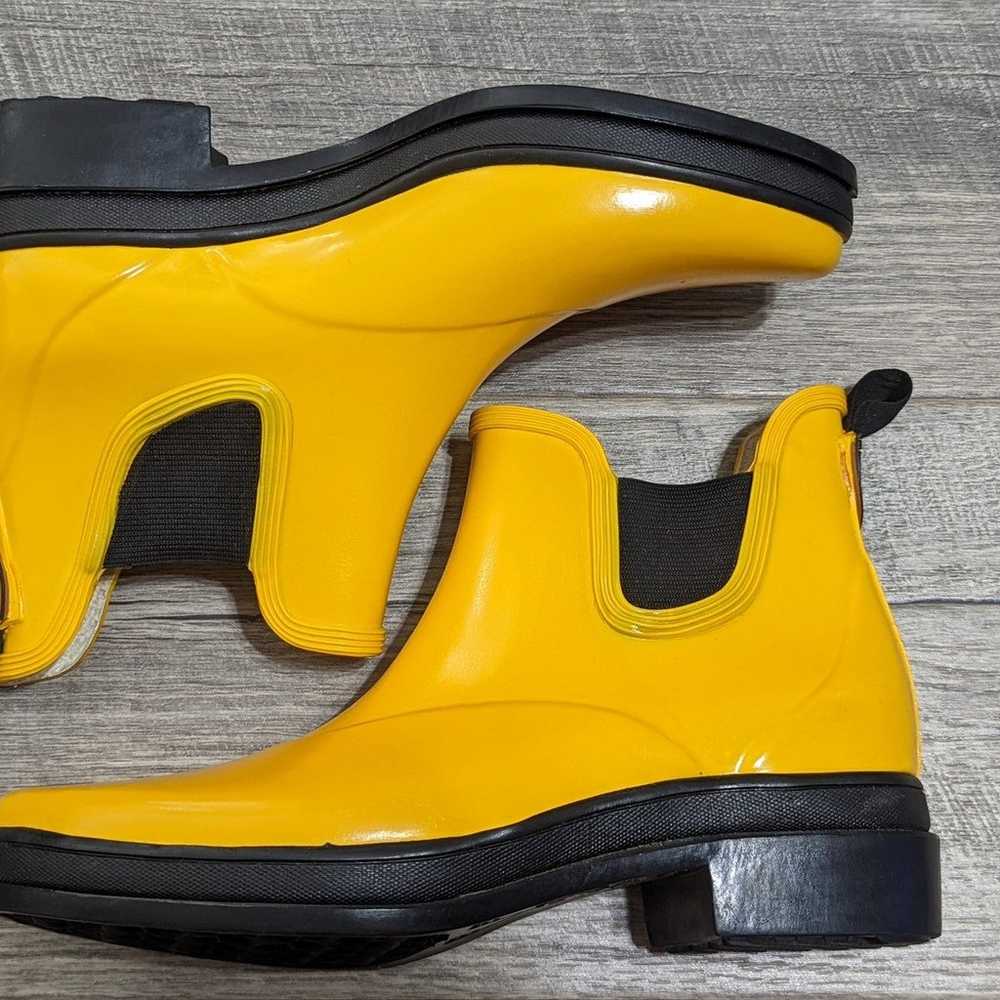 Vintage Ariat ankle rain boots. Bright yellow. Si… - image 6