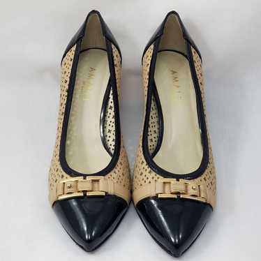 Amalfi By Rangoni Womens Vintage Leather Pumps Sz… - image 1