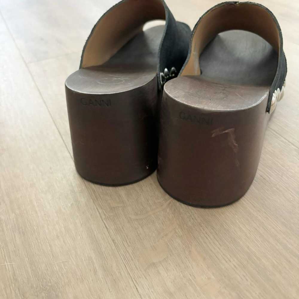 Ganni Leather mules & clogs - image 7