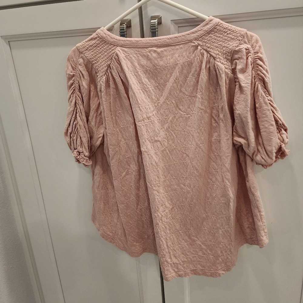 Free People light pink vintage shirt - image 4