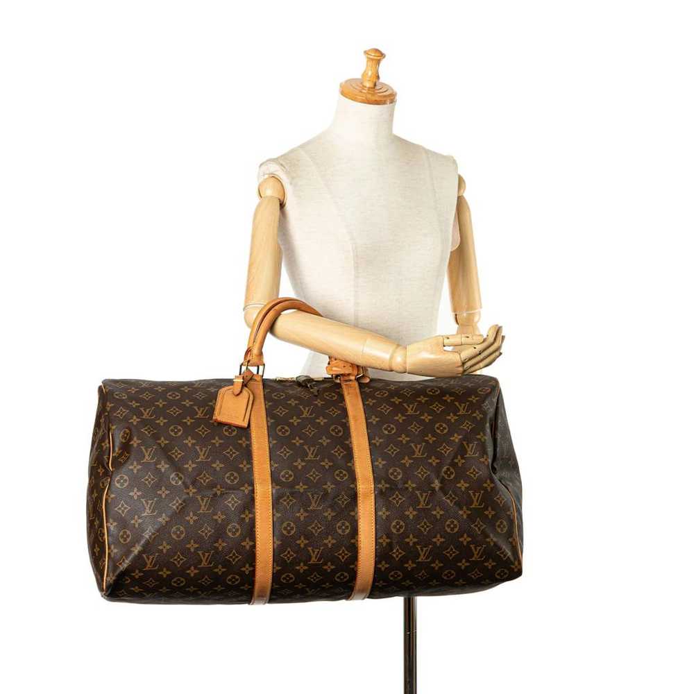 Louis Vuitton Keepall leather travel bag - image 10