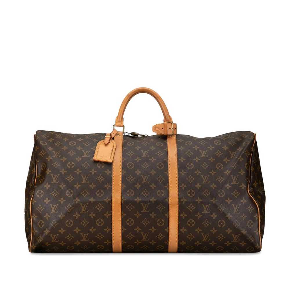 Louis Vuitton Keepall leather travel bag - image 1