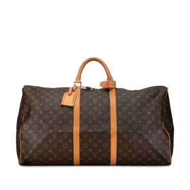 Louis Vuitton Keepall leather travel bag - image 1