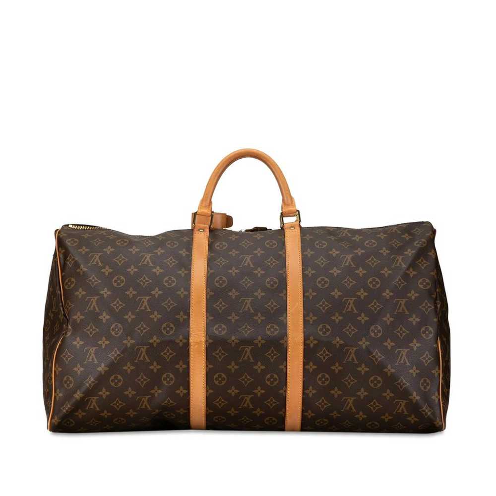 Louis Vuitton Keepall leather travel bag - image 3