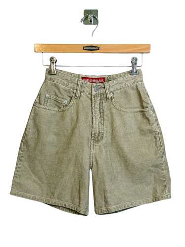 UNIONBAY High Waisted Green Corduroy Short - 24" … - image 1