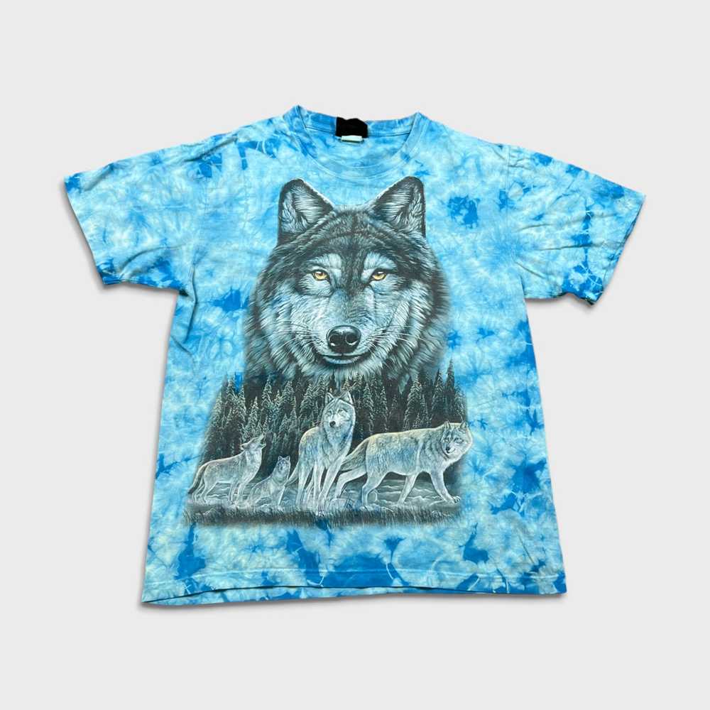 Animal Tee × Naturalife × Vintage VTG 90s Wolf An… - image 1