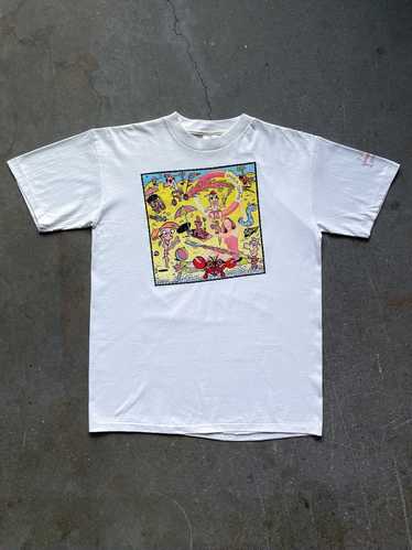 90's Uncola Island Surfing T-Shirt—[XL] - image 1