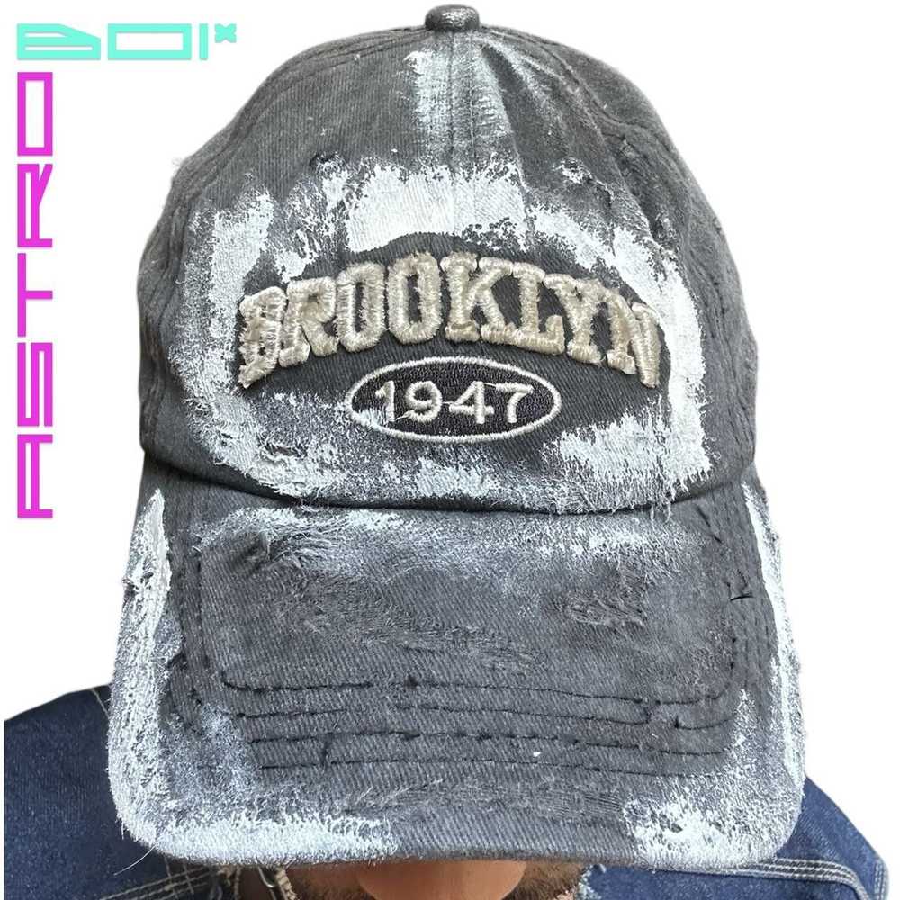 Custom × Hat × Other ASTROBOI* BROOKLYN DISTRESSE… - image 1