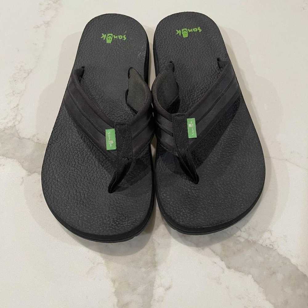 Sanuk Sanuk Land Shark Yoga Mat Sandals Men’s 9 T… - image 3