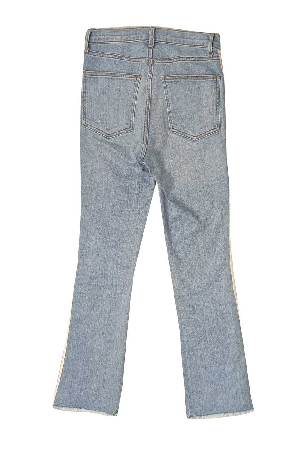 Veronica Beard - Light Wash Kick Flare Jeans w/ S… - image 2