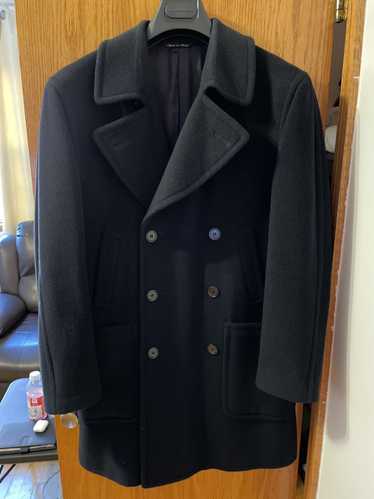 Canali Canali Classic Double Breasted Peacoat Navy