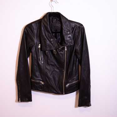 Allsaints AllSaints Bales Genuine Lamb Leather Ful