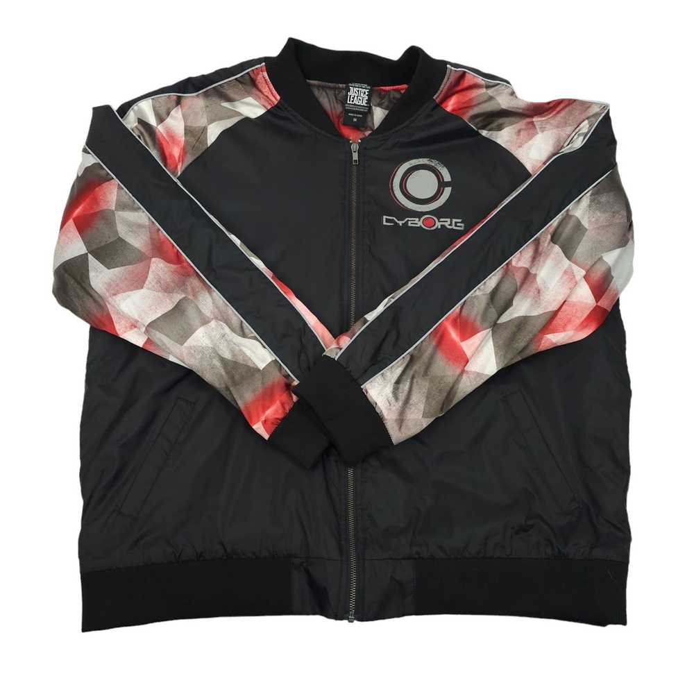 Other Justice League Cyborg Bomber Jacket Mens Si… - image 9