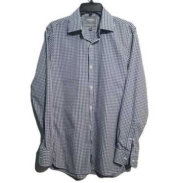 Bonobos Bonobos Navy Gingham Tailored Slim Fit Wri