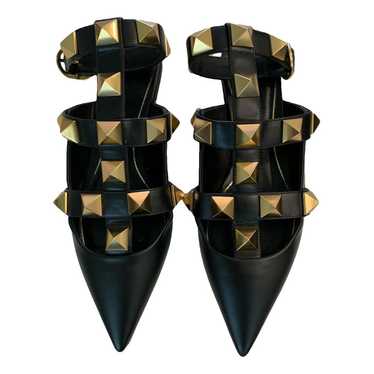 Valentino Garavani Rockstud leather ballet flats - image 1