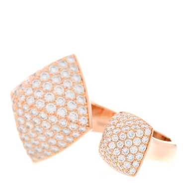 HERMES 18K Rose Gold Diamond Collier de Chien Roc… - image 1