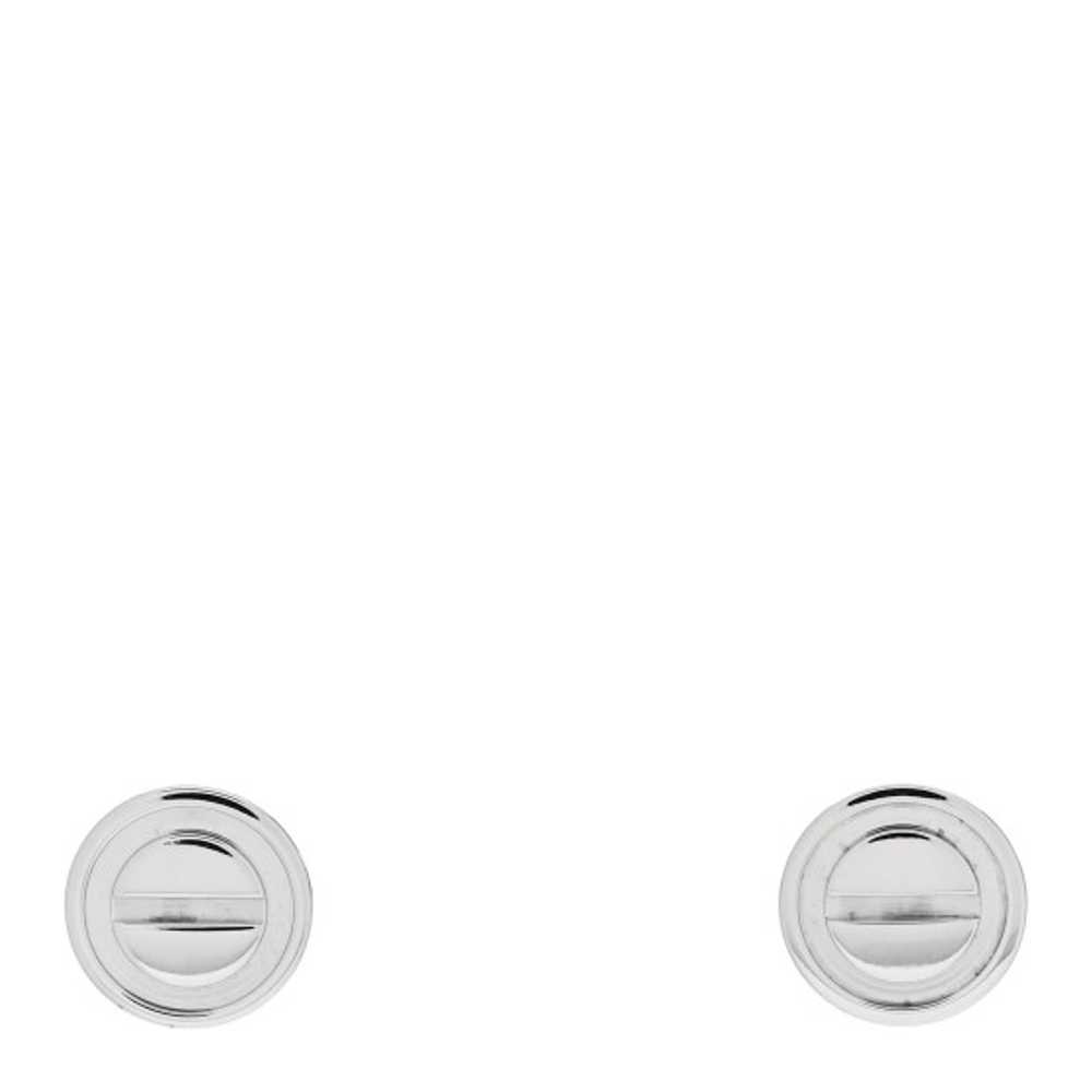 CARTIER 18K White Gold LOVE Earrings - image 1