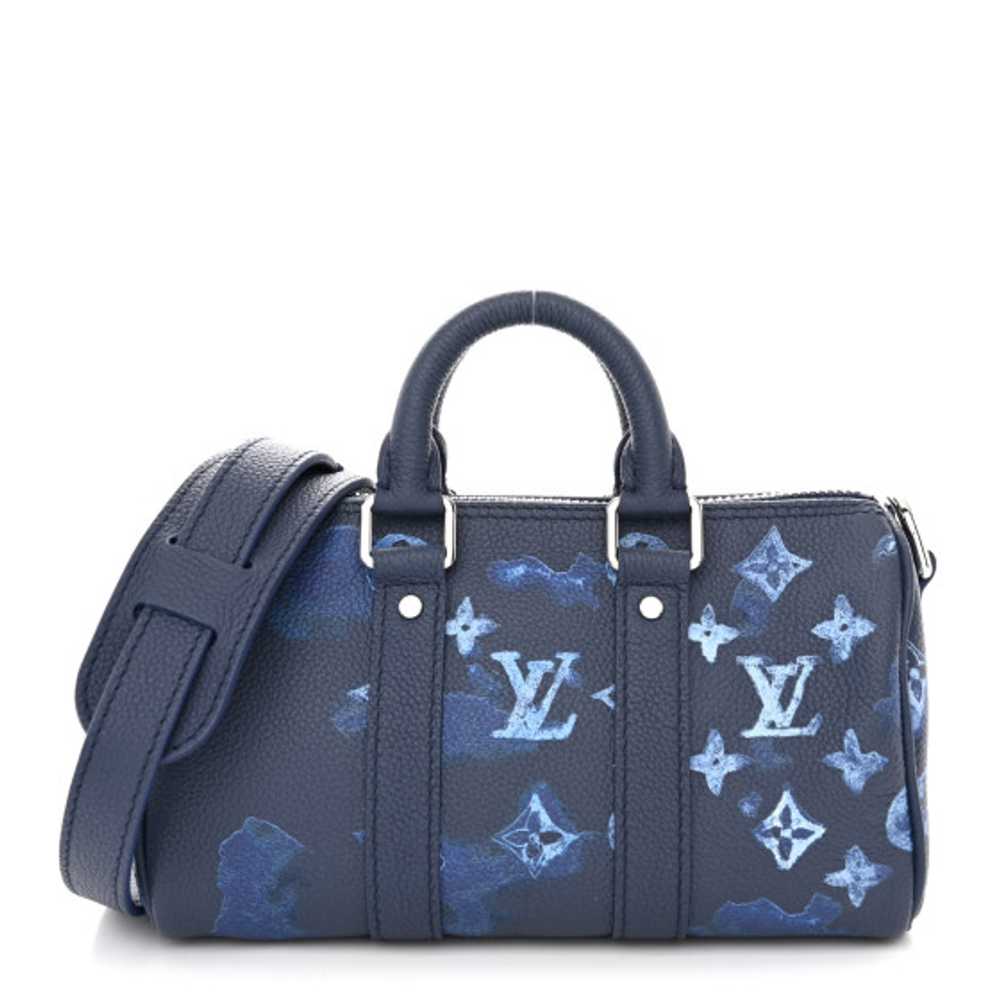 LOUIS VUITTON Monogram Ink Watercolor Keepall XS … - image 1