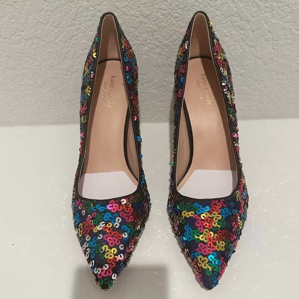 Kate Spade Kate Spade Valerie Rainbow Sequin High… - image 3