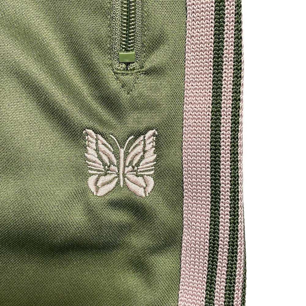 Needles Track Pants Green Pink - image 3