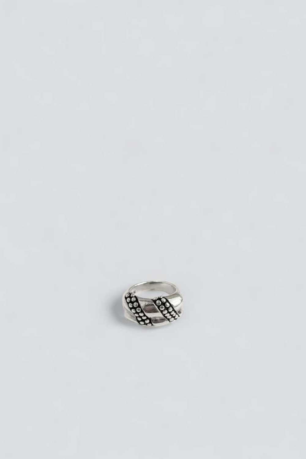 Dotted Band Ring - Sterling Silver - image 2