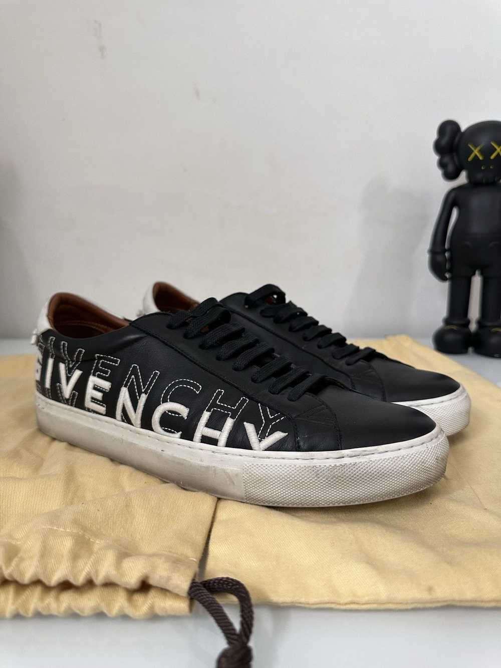 Givenchy B&W Embroidered Urban Street Sneakers - image 2