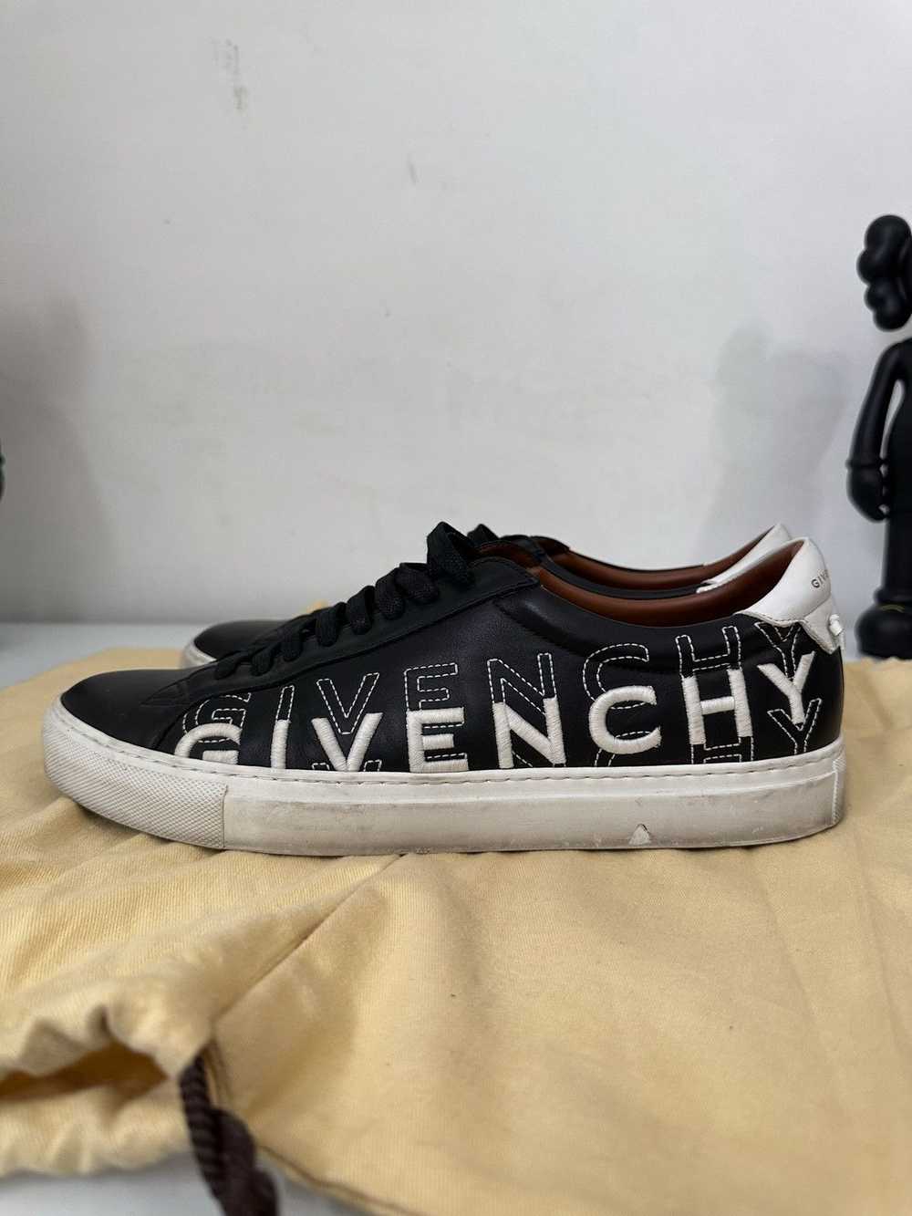 Givenchy B&W Embroidered Urban Street Sneakers - image 5