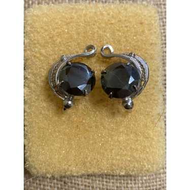 vintage black Alaskan hematite filigree - image 1