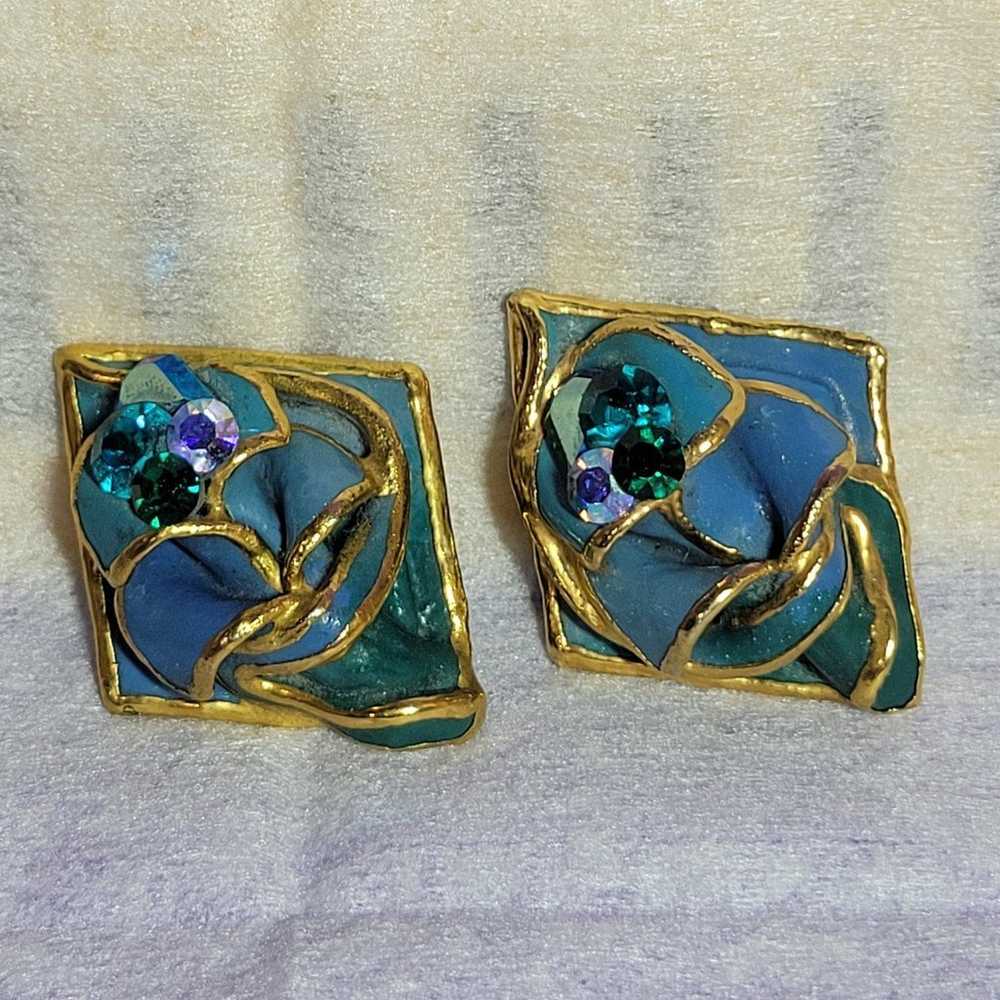 Vintage Amy Lacombe earrings - image 2