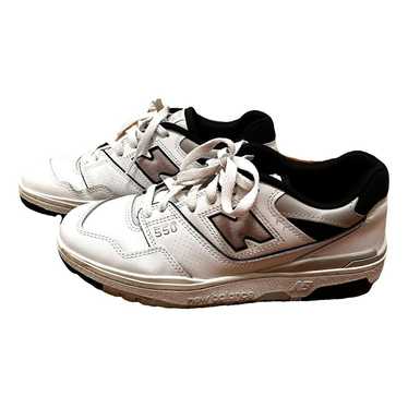 New Balance 550 leather trainers