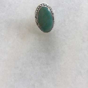 Sterling Silver Turquoise Ring - image 1